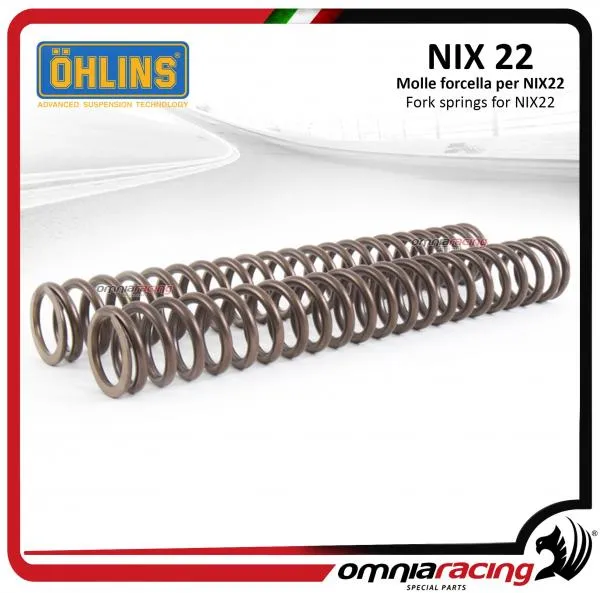 Coppia molle anteriori per set cartucce NIX22 Ohlins 04744