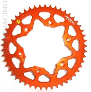 201T45-25-orange - Corona 45 Denti Sitta in Ergal Orange passo 525 per KTM Adventure,