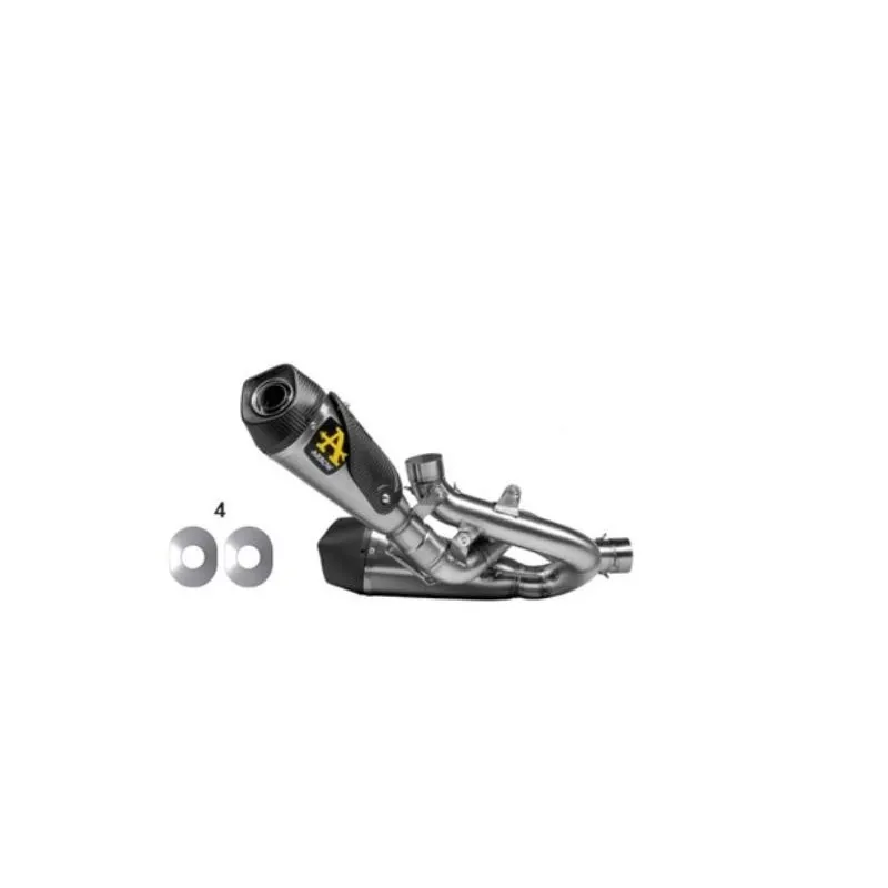PAIR OF ARROW WORKS EXHAUST DUCATI PANIGALE V4 S 2018-2019, TITANIUM/CARBON, RACING
