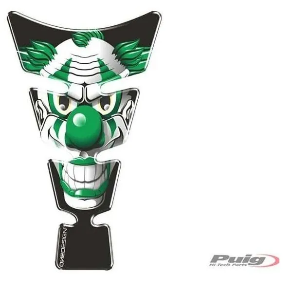 Paraserbatoio Puig modello clown verde - cod. 9305v - protegge la moto da graffi e raggi uv.
