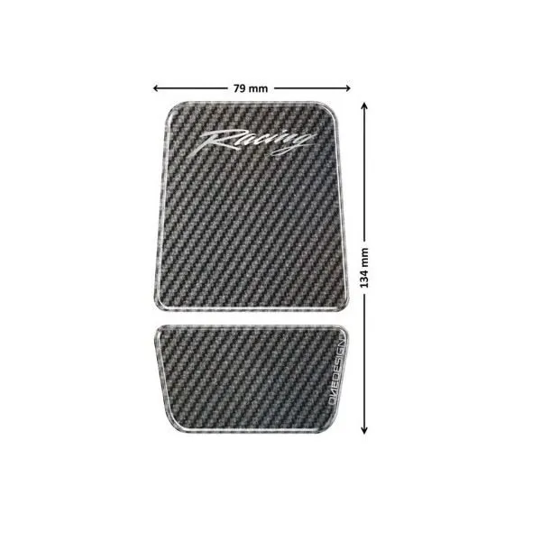 Paraserbatoio Puig modello mini carbon look - cod. 2560c - protegge la moto da graffi e raggi uv.