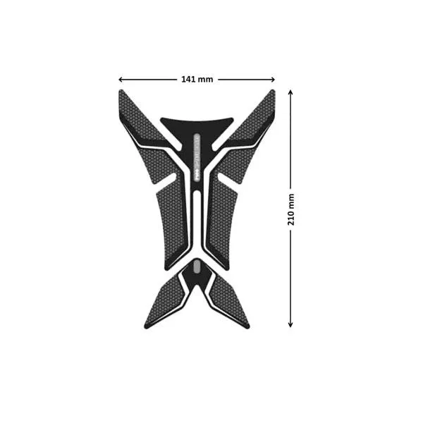 Paraserbatoio Puig modello naked grigio - cod. 6291u - protegge la moto da graffi e raggi uv.