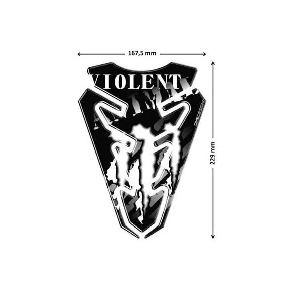 Paraserbatoio Puig modello violent nero - cod. 5519n - protegge la moto da graffi e raggi uv.