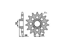 PBR 2148 PIGNONE TRASMISSIONE ACCIAIO PASSO 525 / 18 DENTI