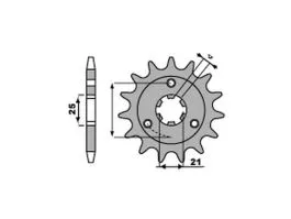 PBR 424 PIGNONE TRASMISSIONE ACCIAIO PASSO 530 / 14 DENTI