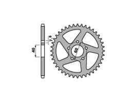 PBR 4395 CORONA TRASMISSIONE PASSO 415 / 38 DENTI IN ERGAL