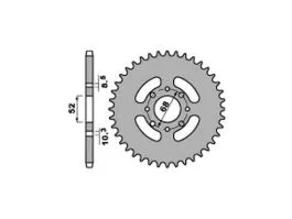 PBR 801 CORONA TRASMISSIONE PASSO 420 / 28 DENTI IN FERRO