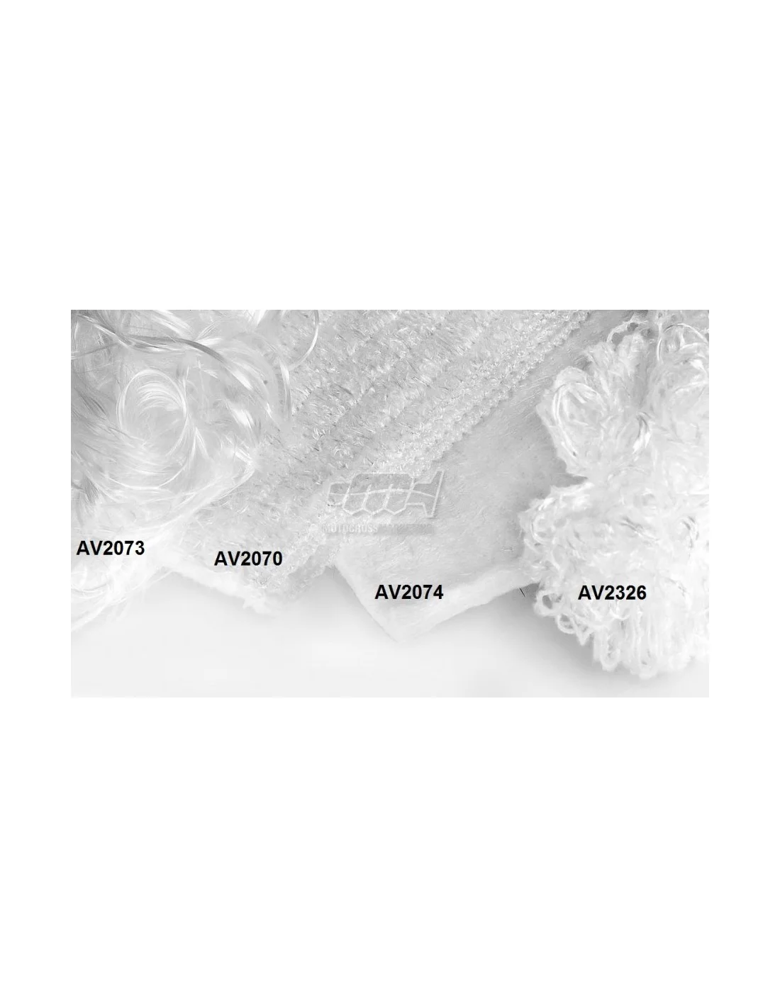 Pezza compressa di materiale bianco agugliato 500x350x10mm