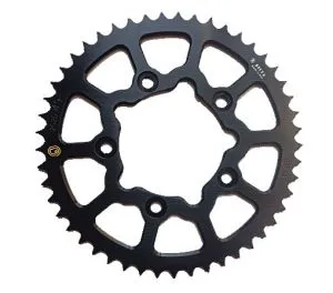 Corona 49 Denti Sitta in Ergal nero passo 520 per Ducati 999, 749, 899-959 Panigale, Monster 821 e Scrambler 803 16> codice 202D49-ner