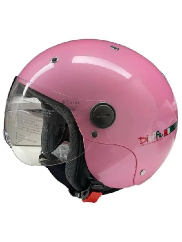 Casco jet bambino DF44 Rosa