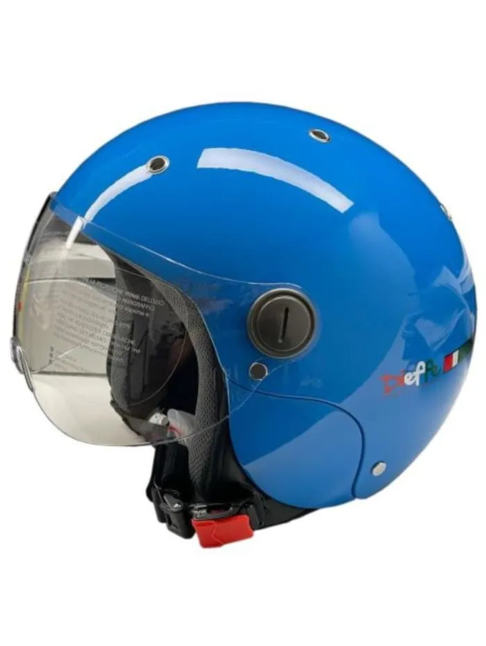 Casco jet bambino DF44 blu
