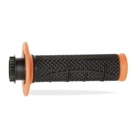 Coppia manopole PROGRIP Grips Serie 809 - 22/25 mm +7 Orange / Black