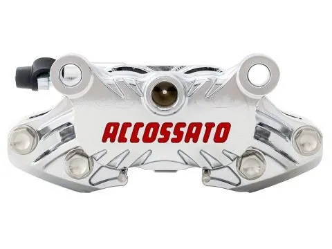 Pinza freno Assiale Ricavata dal pieno Accossato Cromata interasse 64mm