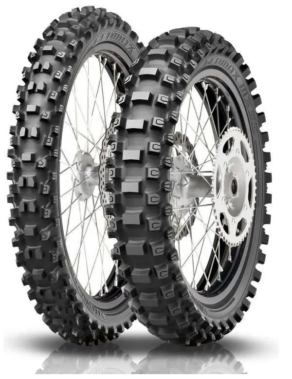Pneumatico gomma copertone 12" Dunlop 60/100-12 Geomax MX-34 Motocross Multi Terreno Anteriore (1 Gomma)
