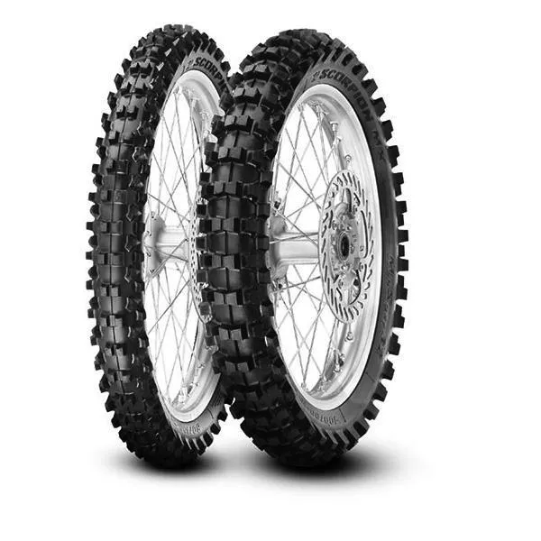 Pneumatico gomma copertone 19" PIRELLI 120/90 MX32 M-SOFT 66M (1 Gomma)