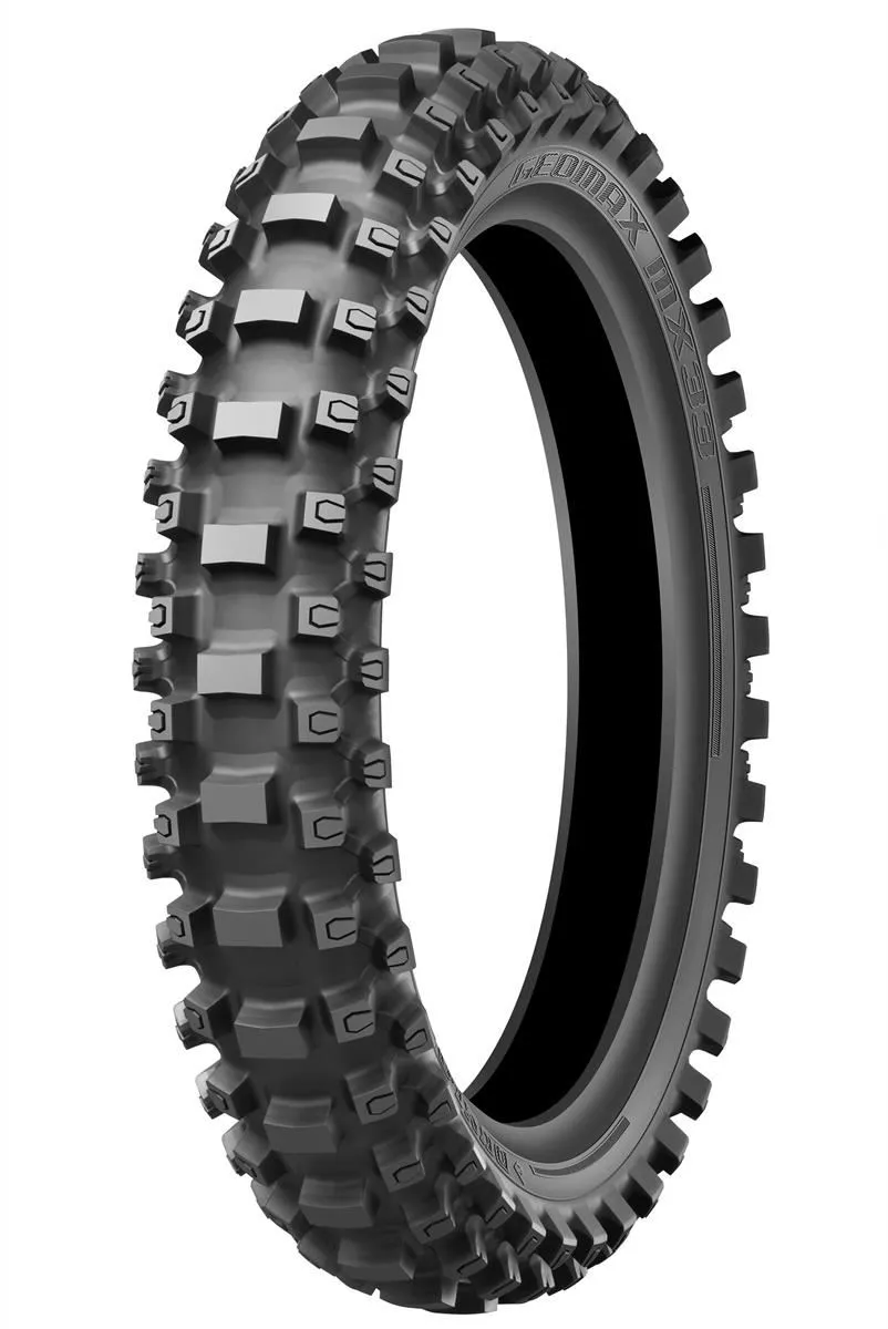 Pneumatico gomma copertone 19" Dunlop 120/90-19 Geomax MX-33 Motocross Multi Terreno Posteriore (1 Gomma)