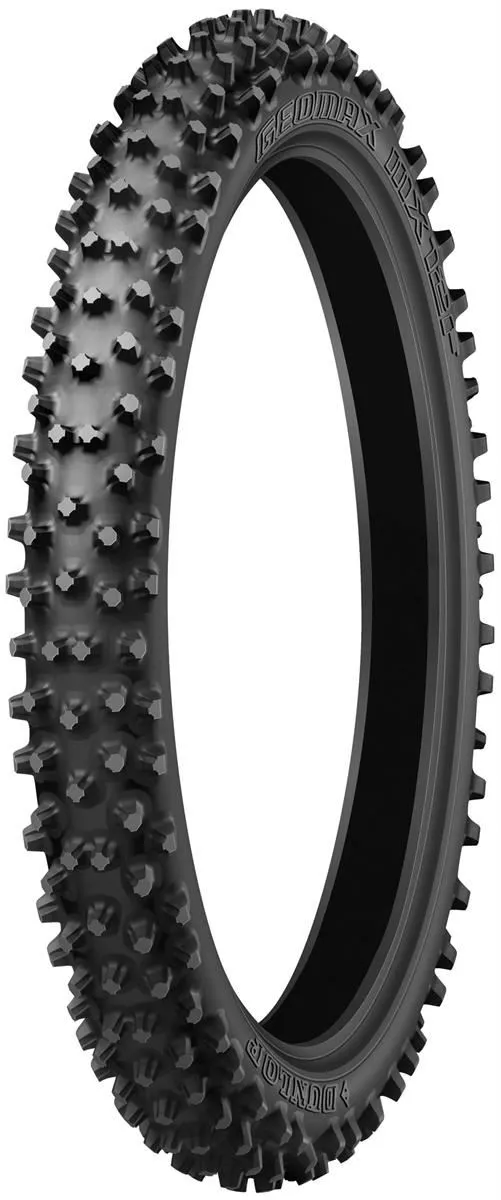 Pneumatico gomma copertone 21" Dunlop 80/100-21 Geomax MX-12 Motocross per terreni Sabbiosi Anteriore (1 Gomma)