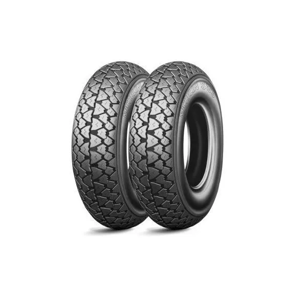 Pneumatico gomma copertone MICHELIN 100/90-10 56J S83 TL/TT (1 Gomma)