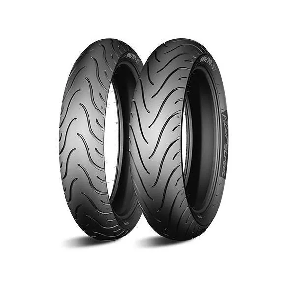 Pneumatico gomma copertone MICHELIN 100/90-14 57P REINF PILOT STREET TL/TT (1 Gomma)