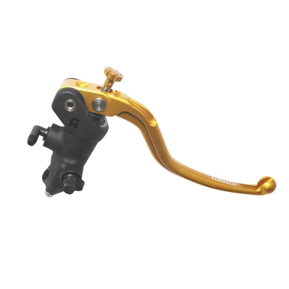 Pompa freno radiale Accossato 19x18 black edition leva fissa colorata