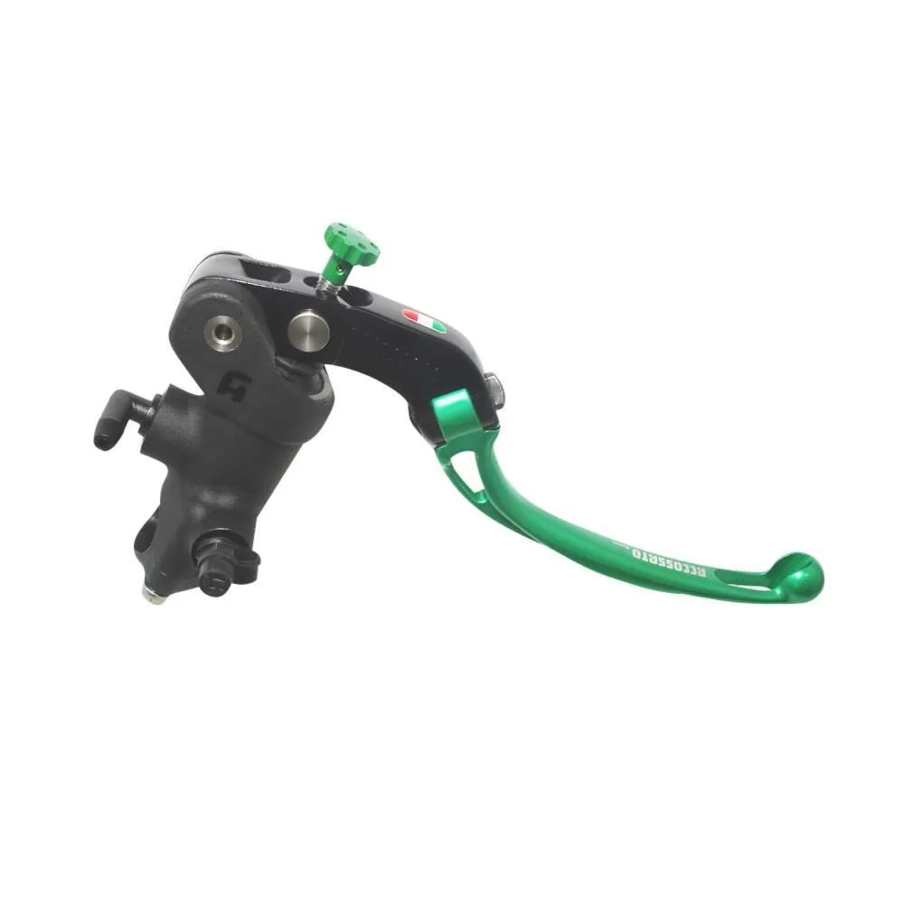 Pompa freno radiale Accossato 19x20 black edition leva snodata colorata