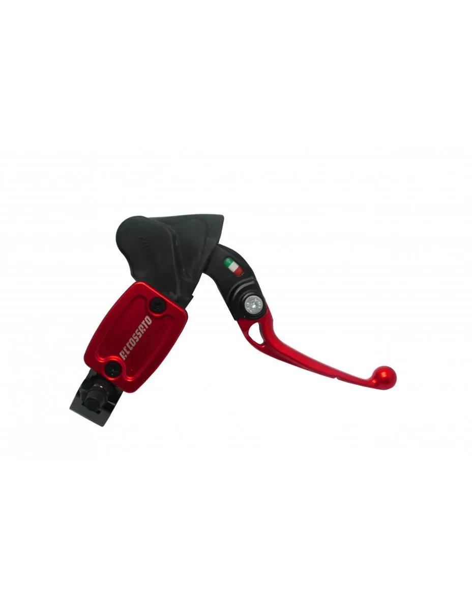 Pompa freno radiale Off-Road Accossato pistone 10.5mm con serbatoio integrato e leva snodata colorata