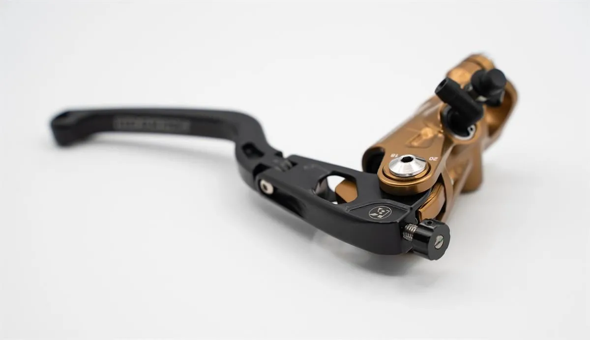 Pompa freno radiale RACE Braking MC-R1 2 interassi regolabili 19X18-19X20 leva snodata nera