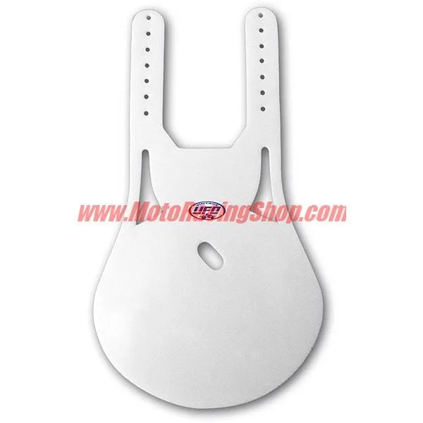 Portanumero ovale anteriore universale enduro UFO con bretelle 1976-1983 - Villa FV 1976-1979 - MX 1979-1981