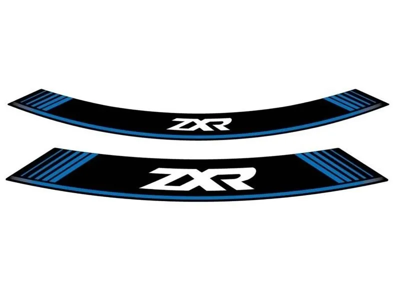Profili ruota Puig kawasaki zxr blu - il set consiste di 8 strisce adesive - cod. 9292a