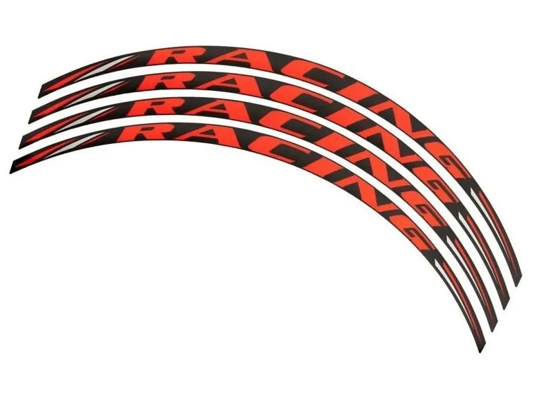 Profili ruota Puig racing arancione - il set consiste di 4 strisce adesive - cod. 5121t