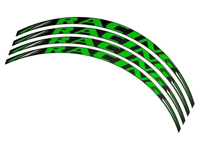 Profili ruota Puig racing verde - il set consiste di 4 strisce adesive - cod. 5121v