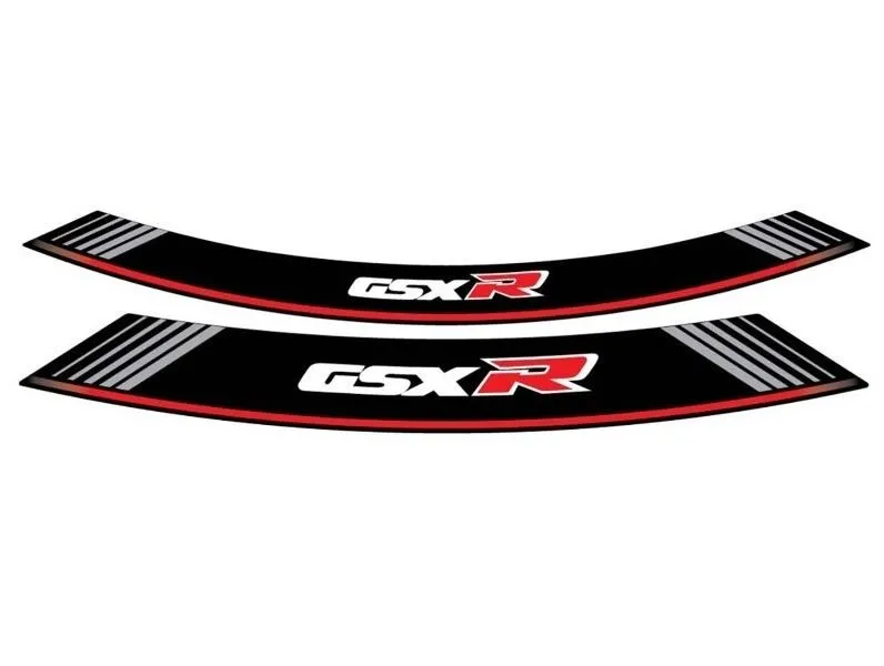 Profili ruota Puig suzuki gsx-r silver - il set consiste di 8 strisce adesive - cod. 5525p
