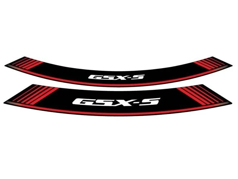 Profili ruota Puig suzuki gsx-s rosso - il set consiste di 8 strisce adesive - cod. 9442r
