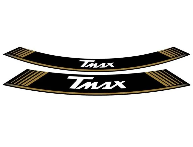 Profili ruota Puig yamaha t-max oro - il set consiste di 8 strisce adesive - cod. 5532o