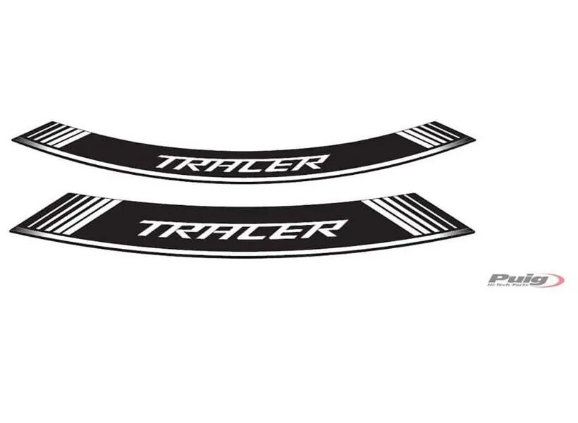 Profili ruota Puig yamaha tracer bianco - il set consiste di 8 strisce adesive - cod. 9293b