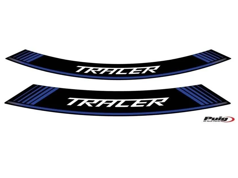 Profili ruota Puig yamaha tracer blu - il set consiste di 8 strisce adesive - cod. 9293a