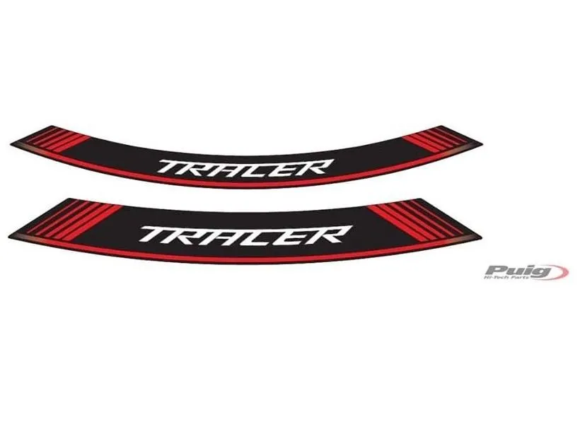 Profili ruota Puig yamaha tracer rosso - il set consiste di 8 strisce adesive - cod. 9293r