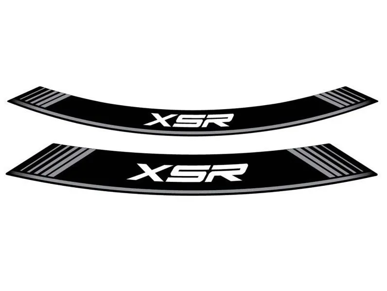 Profili ruota Puig yamaha xsr silver - il set consiste di 8 strisce adesive - cod. 9985p