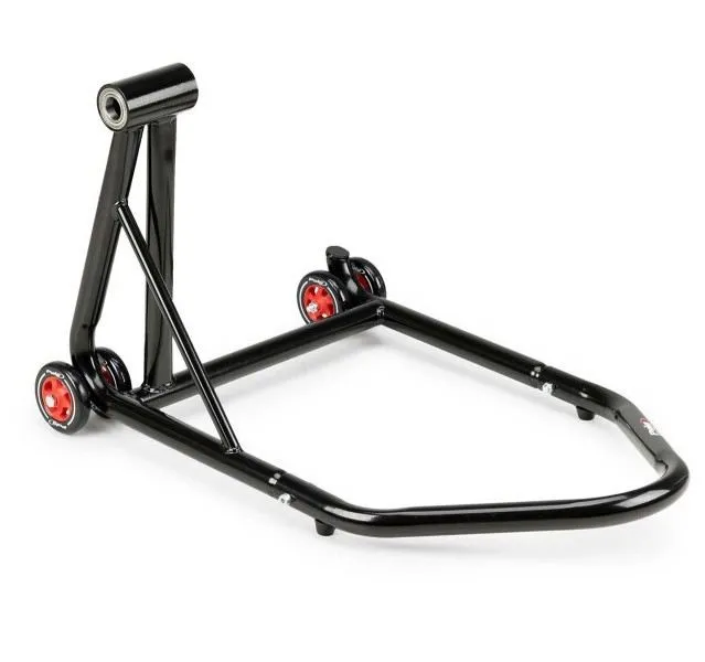 puig cavalletto posteriore monobraccio lato sinistro nero - include assi di diametro 53 mm.