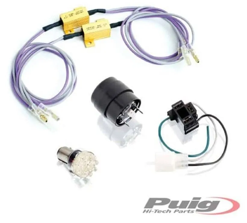 Resistenze PUIG per frecce a led - prodotto realizzato per moto che montano frecce a lampada originale da 25 watt