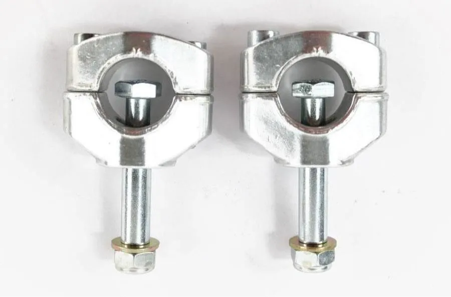 Risers Magura per manubrio da 28.5mm in alluminio anodizzato silver