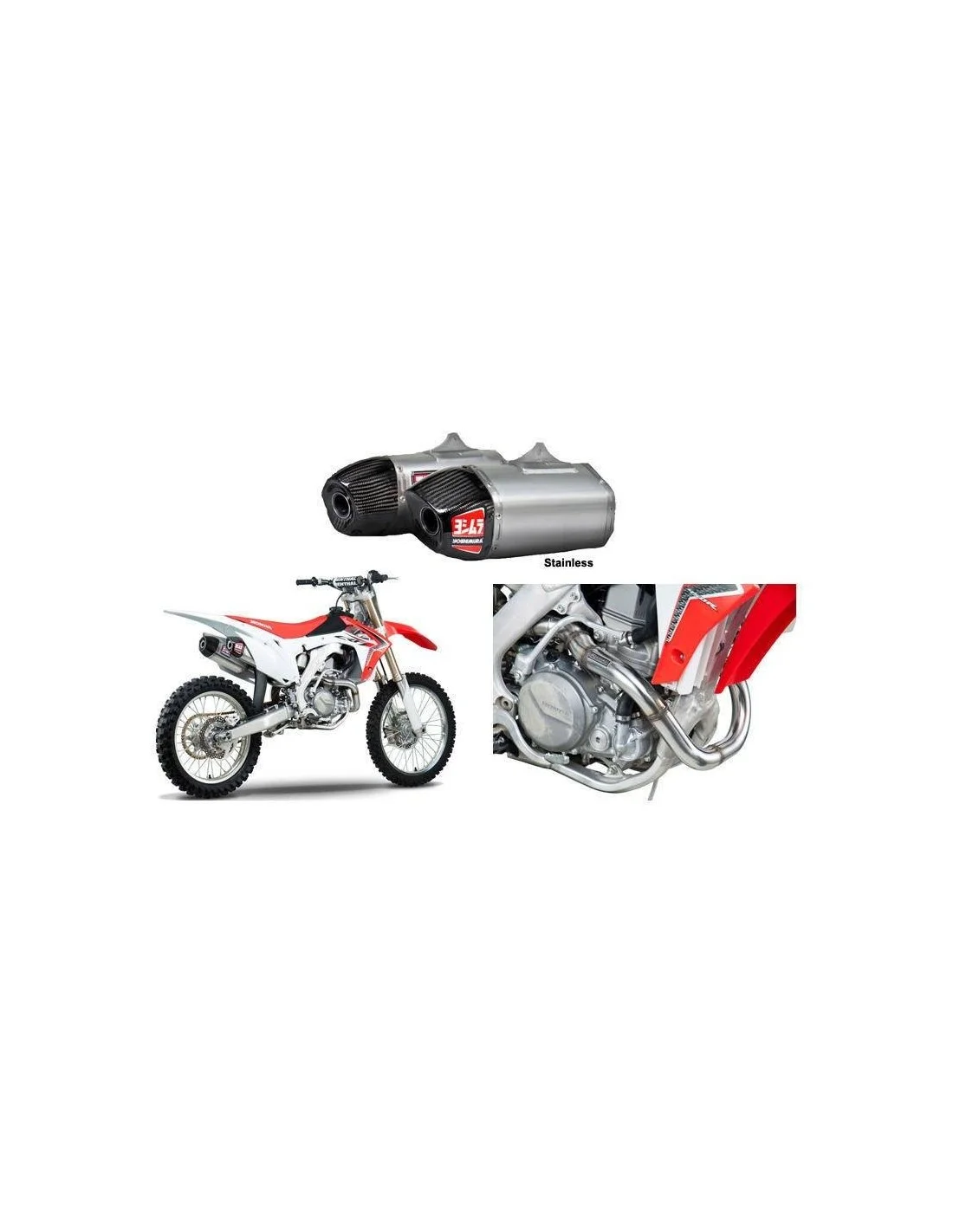 Scarico completo Yoshimura RS-9 acciaio-alluminio-Honda CRF 250