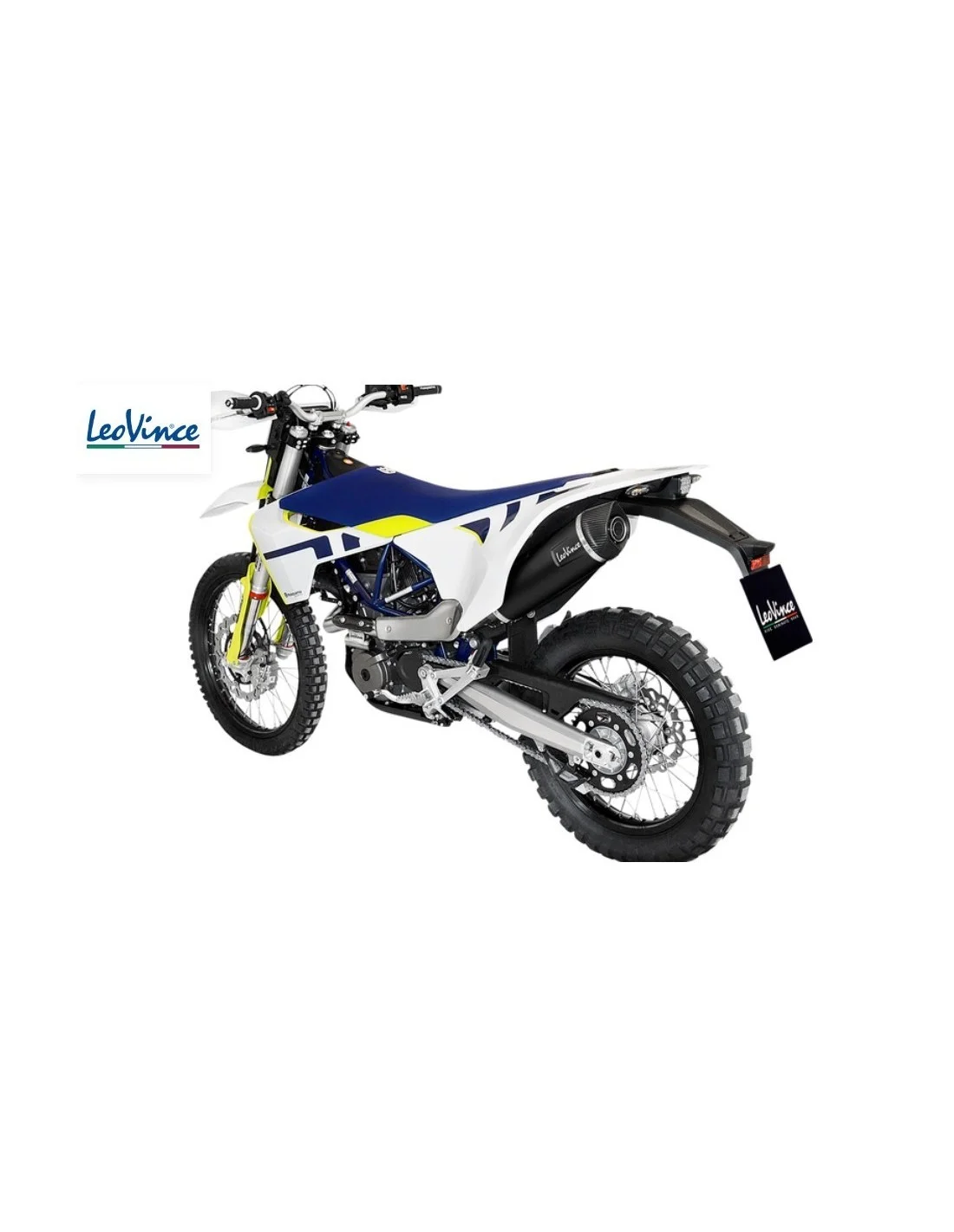 Scarico Leo Vince One Evo Nero| Husqvarna 701 Enduro| Supermoto 17-23