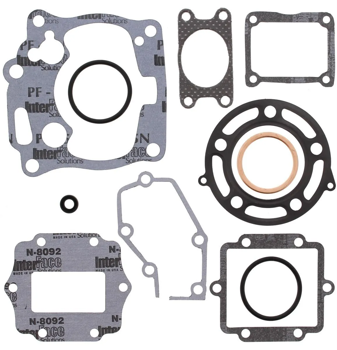 Serie Smeriglio Vertex serie guarnizioni revisione cilindro (senza paraoli) Top End per Kawasaki KX 125 01-02