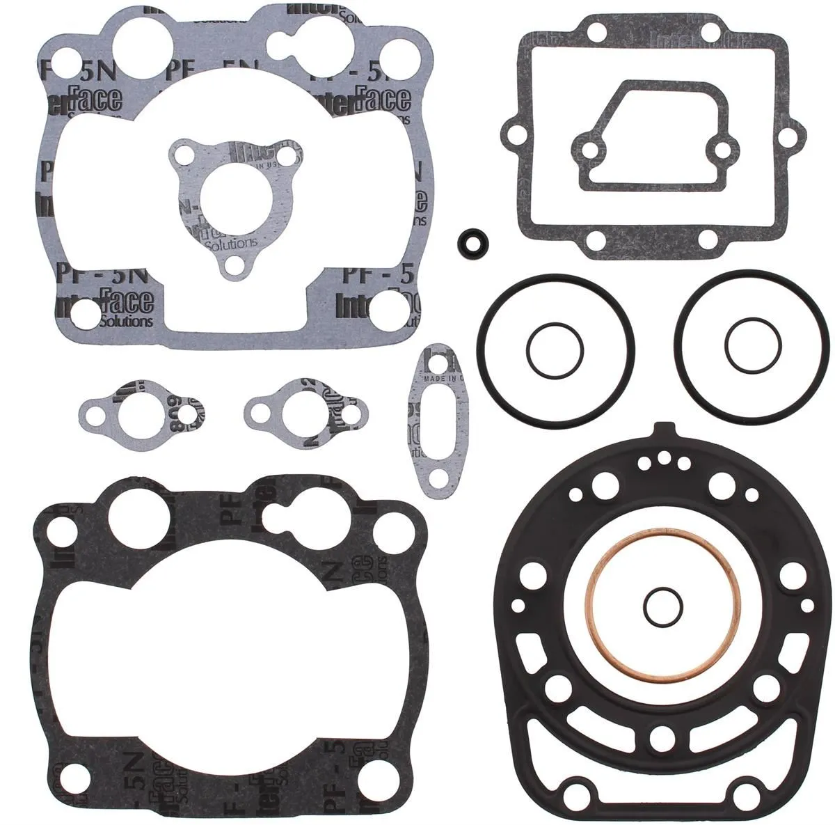 Serie Smeriglio Vertex serie guarnizioni revisione cilindro (senza paraoli) Top End per Kawasaki KX 250 90-91
