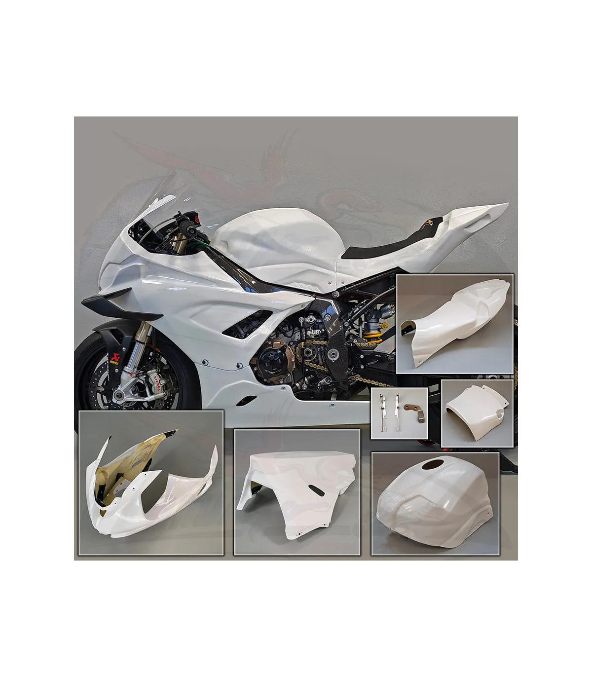 SET CARENATURA COMPLETA SBK FULL EDITION FLAMINGO PER BMW M 1000 RR 2021-2022