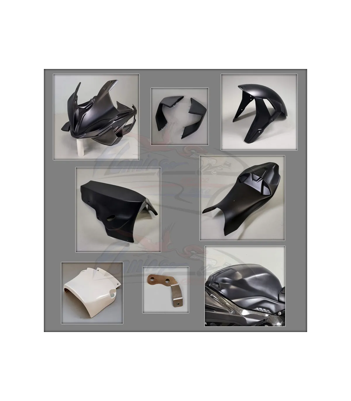 SET CARENATURA COMPLETA SBK FULL EDITIZIONE COLORATA FLAMINGO PER BMW S 1000 RR 2023-2024