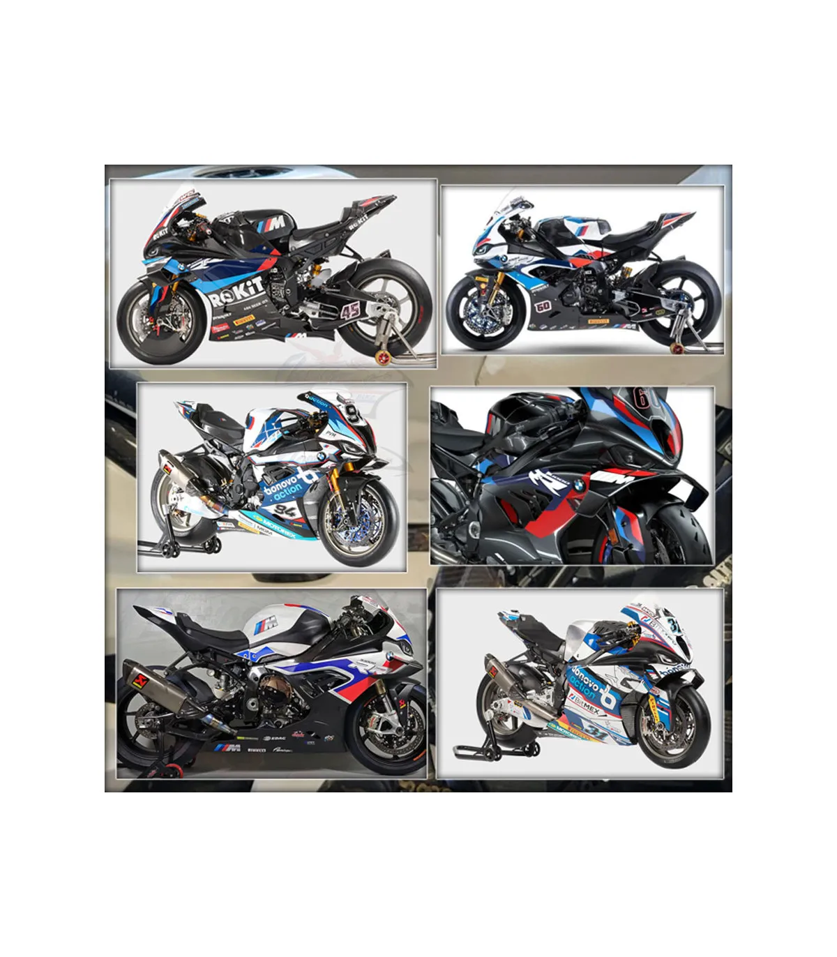 SET CARENATURA COMPLETA VERNICIATA FLAMINGO PER BMW S 1000 RR 2023-2024