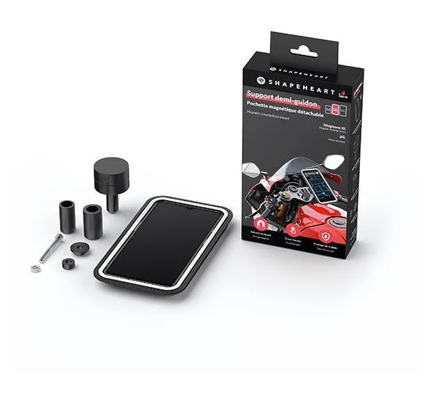 Shapeheart MOTO STEM MOUNT XXL - SUPPORTO CELLULARE PER SEMIMANUBRIO TAGLIA XXL