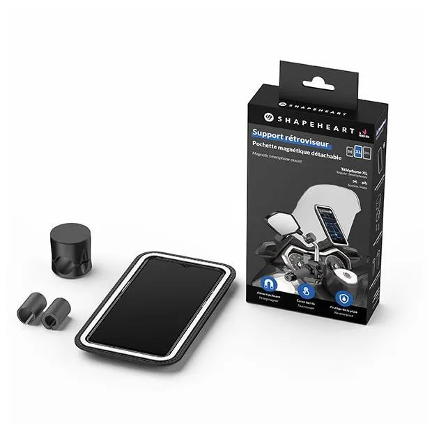 Shapeheart SCOOTER CLIPPED MIROR MOUNT M - SUPPORTO CELLULARE PER SPECCHIETTO RETROVISORE DELLO SCOOTER TAGLIA M